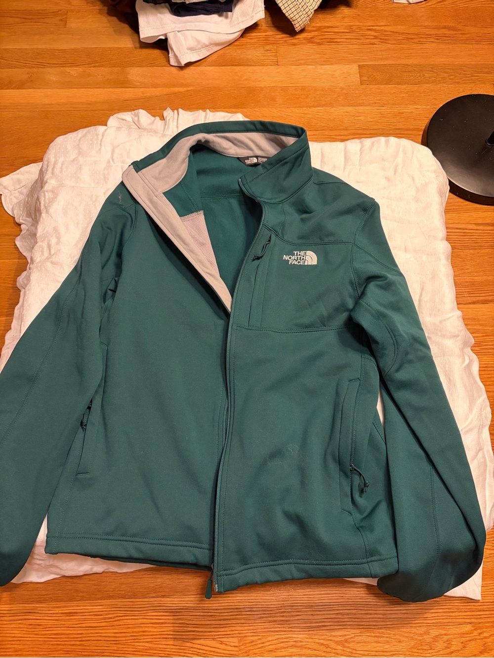 The North Face Teal Lightweight Softshell Jacket